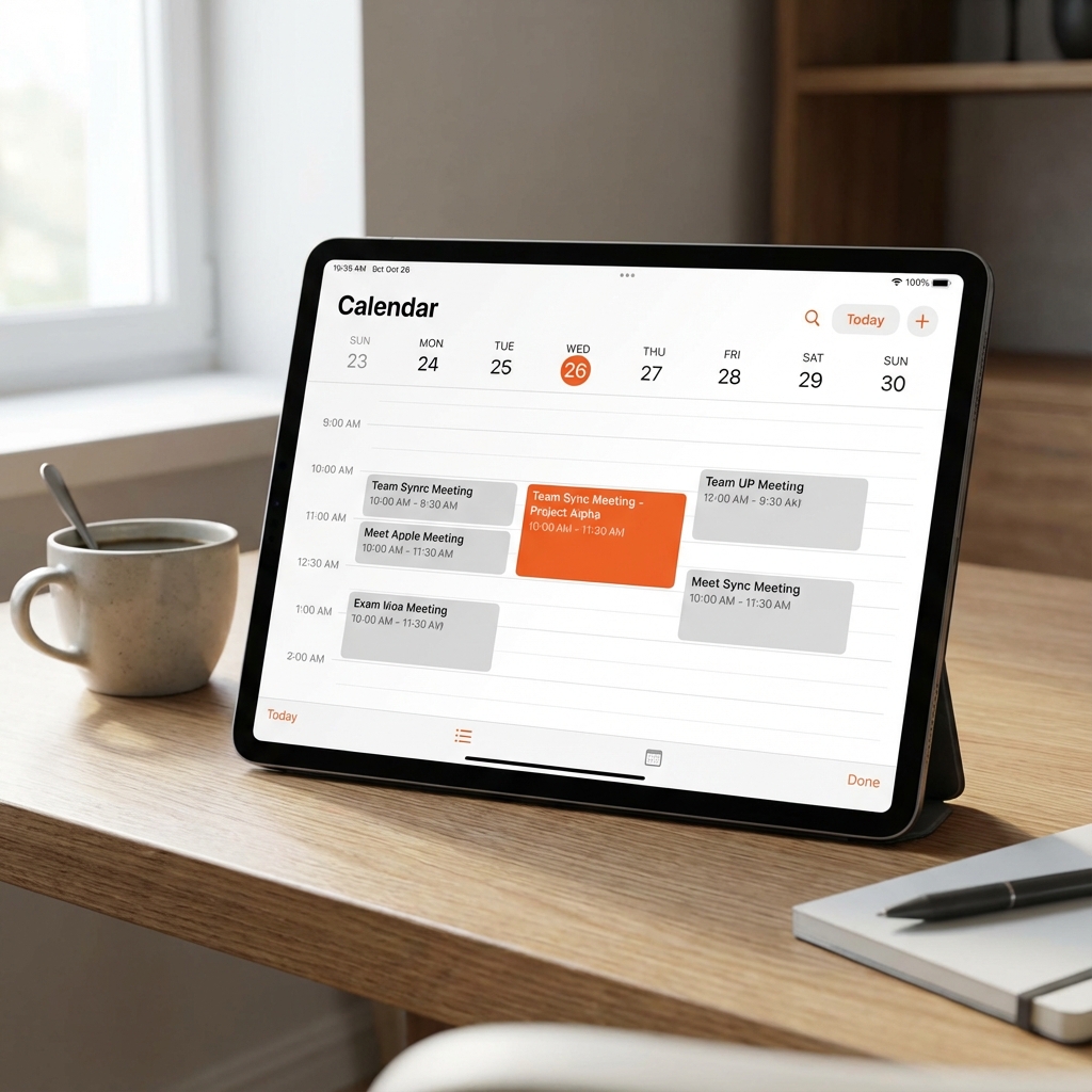 Planning and scheduling icon